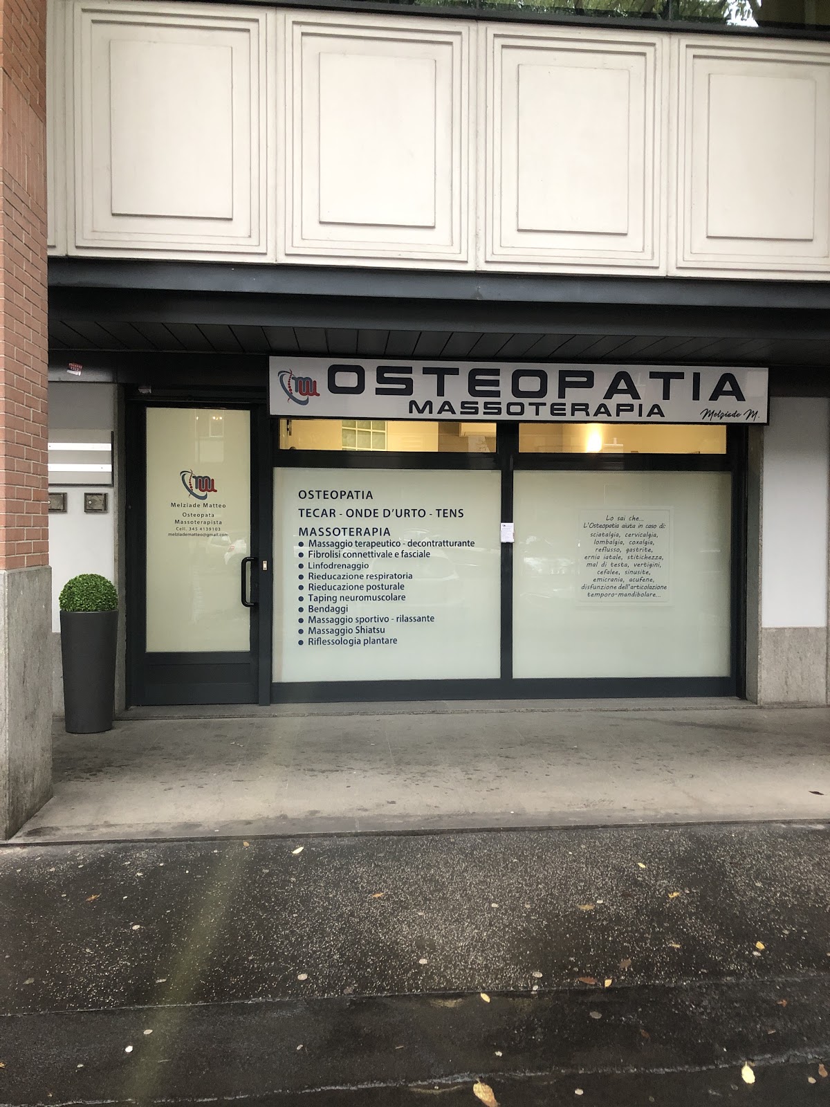 Esterno dello studio, Via del Passero 3